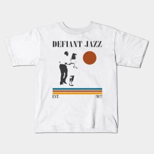 Defiant Jazz, retro, Severance Tv Series,Vintage Kids T-Shirt